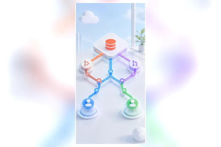 Ilustración personalizada del curso GitHub: control de versiones y colaboración profesional: GitHub: control de versiones y colaboración profesional