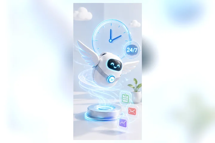 Ilustración personalizada del curso Hermes Agent: tu agente de IA que trabaja 24/7: Hermes Agent: tu agente de IA que trabaja 24/7